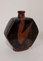 Horst Kerstan Eckige Flasche, H 19 cm